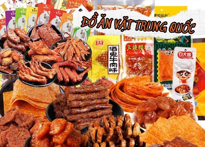 đồ ăn vặt trung quốc